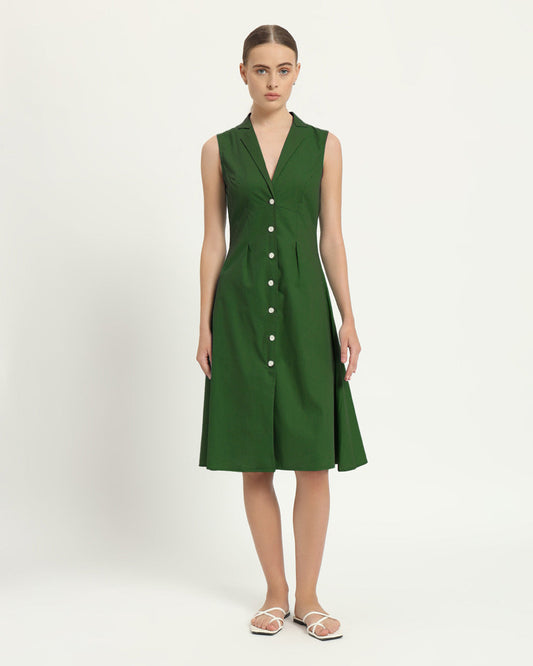 The Germering Emerald Cotton Dress