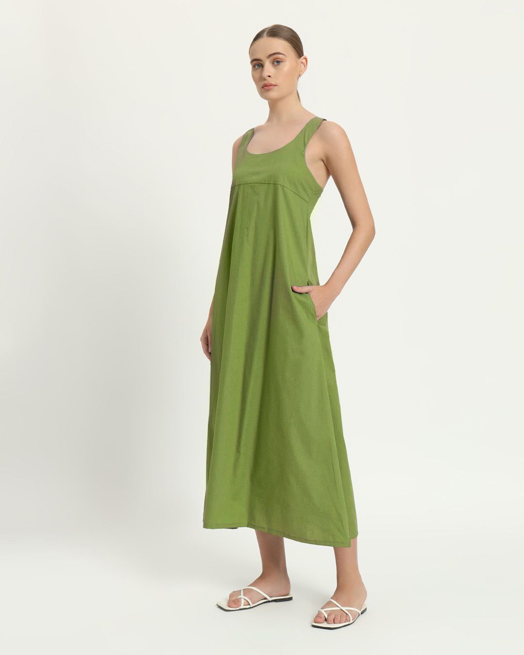 The Magdala Fern Cotton Dress