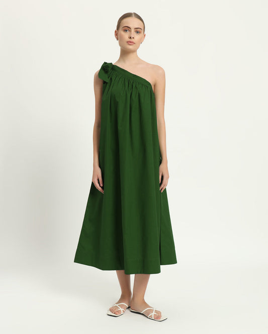 The Strehla Emarld Cotton Dress