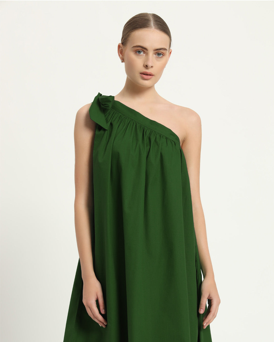 The Strehla Emarld Cotton Dress