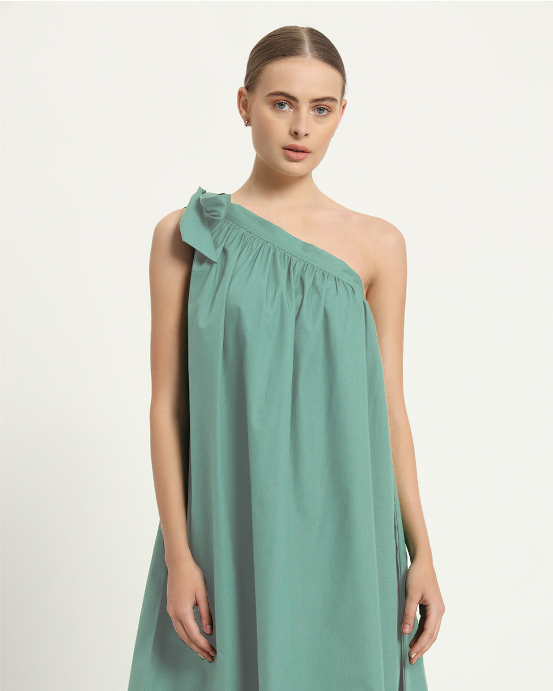 The Strehla Mint Cotton Dress