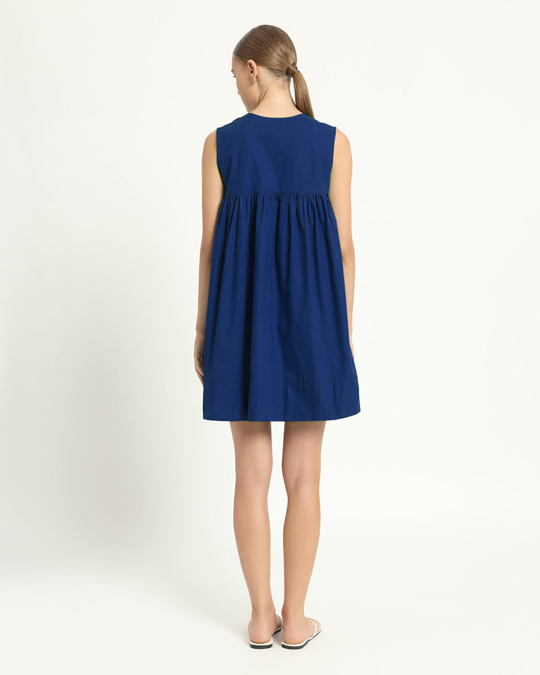 The Jois Cobalt Cotton Dress