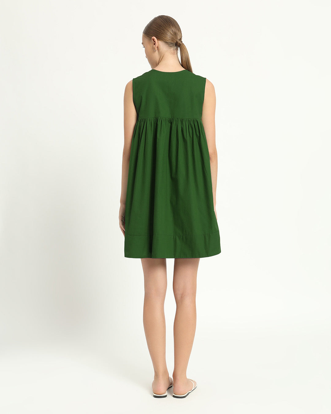 The Jois Emerald Cotton Dress