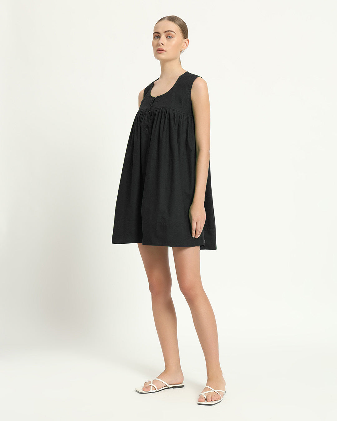 The Jois Noir Cotton Dress