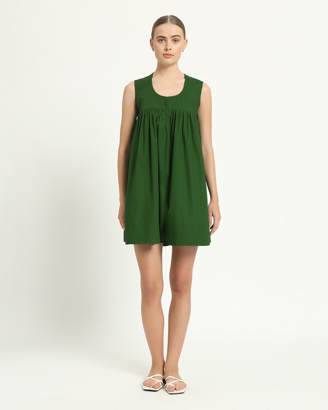 The Jois Emerald Cotton Dress