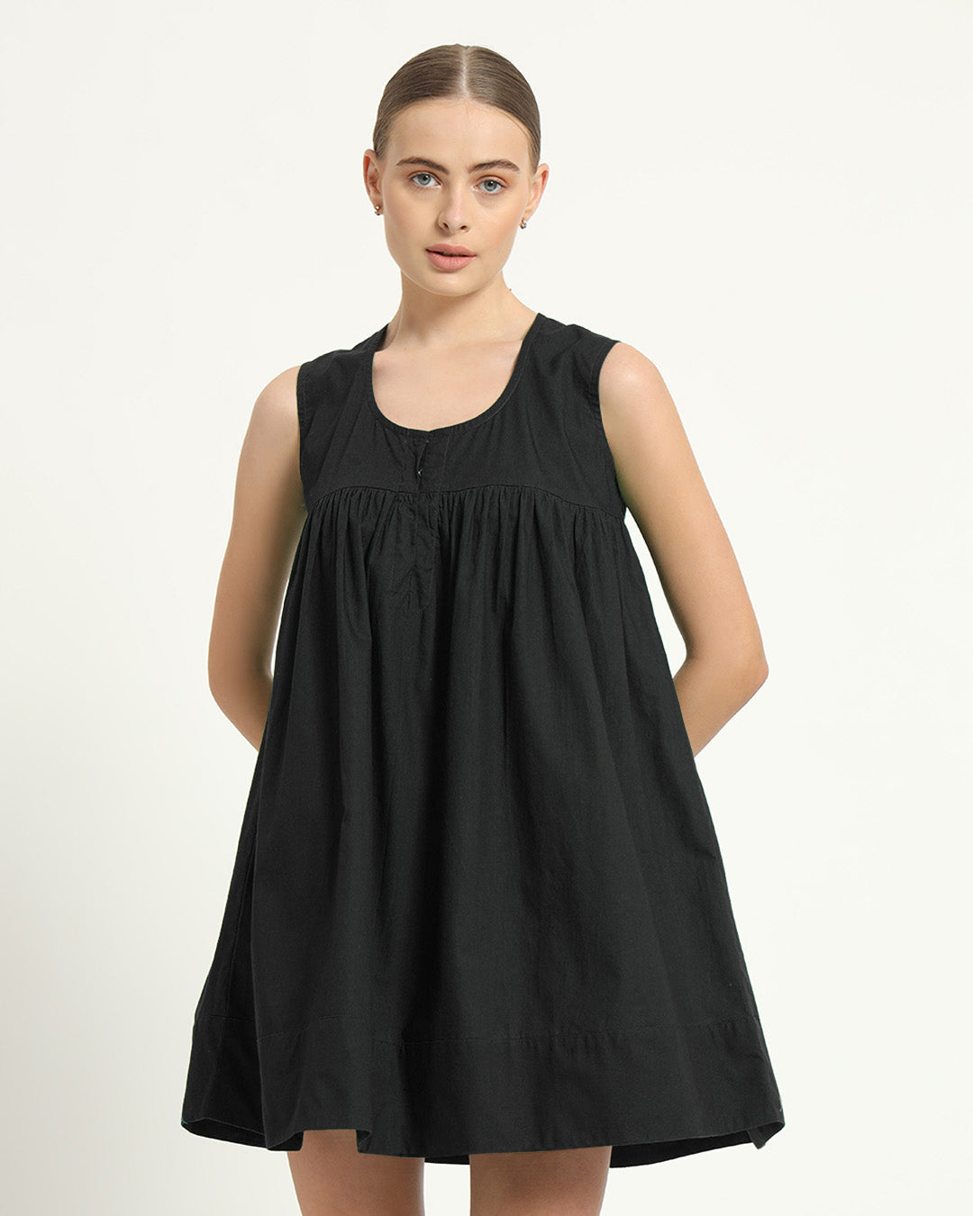 The Jois Noir Cotton Dress