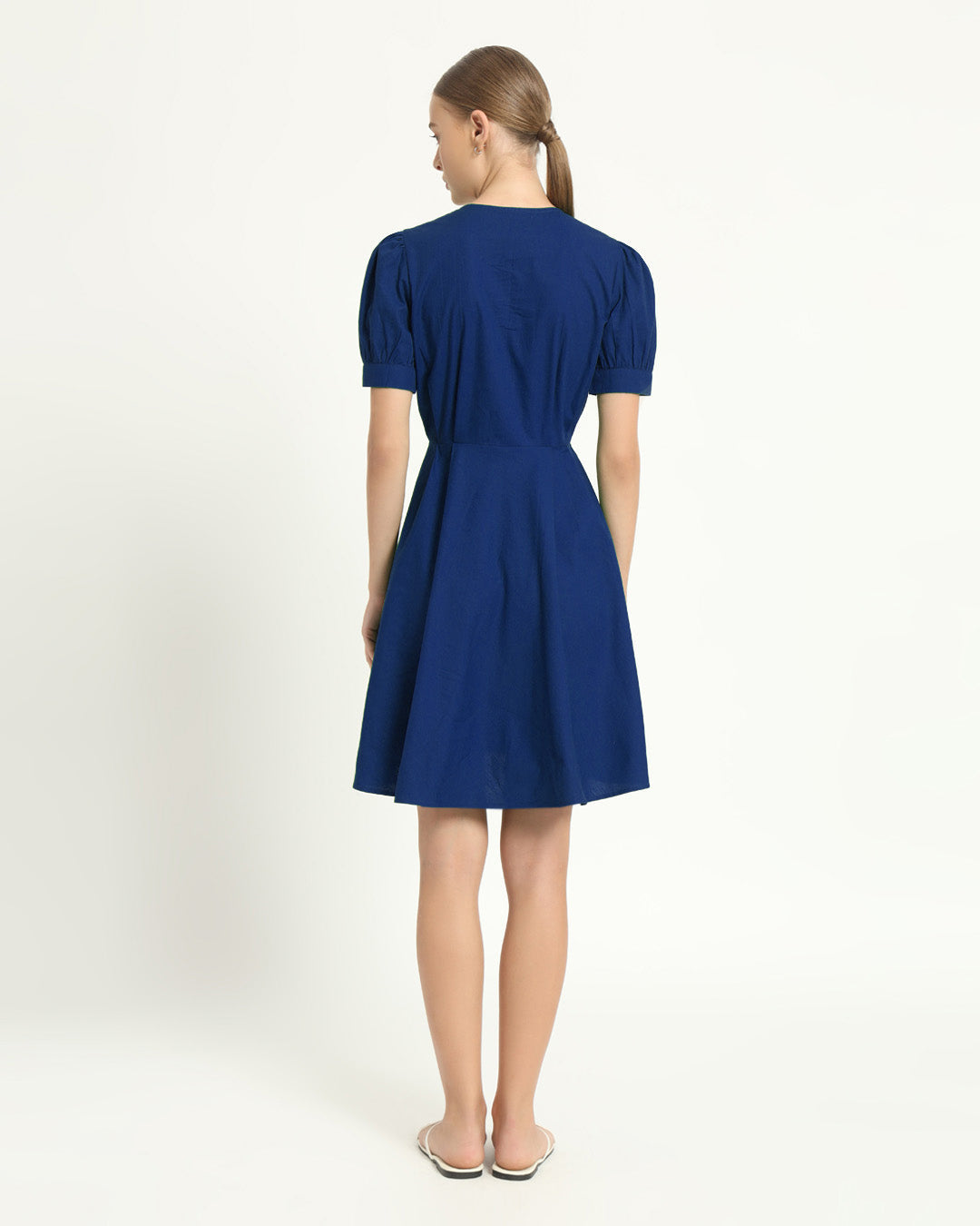 The Kittsee Cobalt Cotton Dress