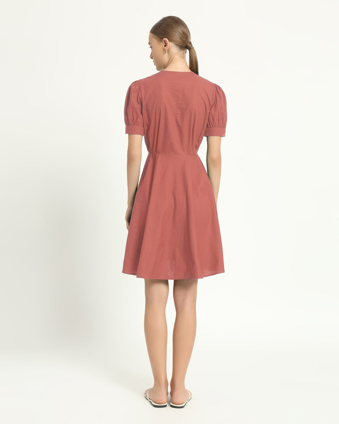 The Kittsee Ivory Pink Cotton Dress