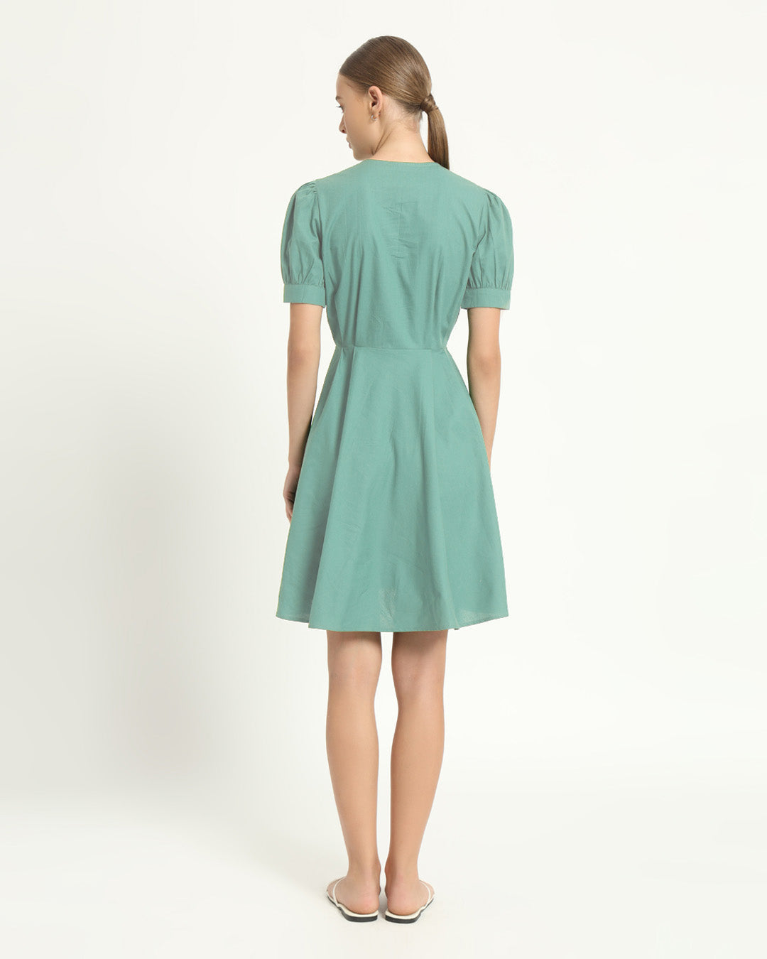 The Kittsee Mint Cotton Dress