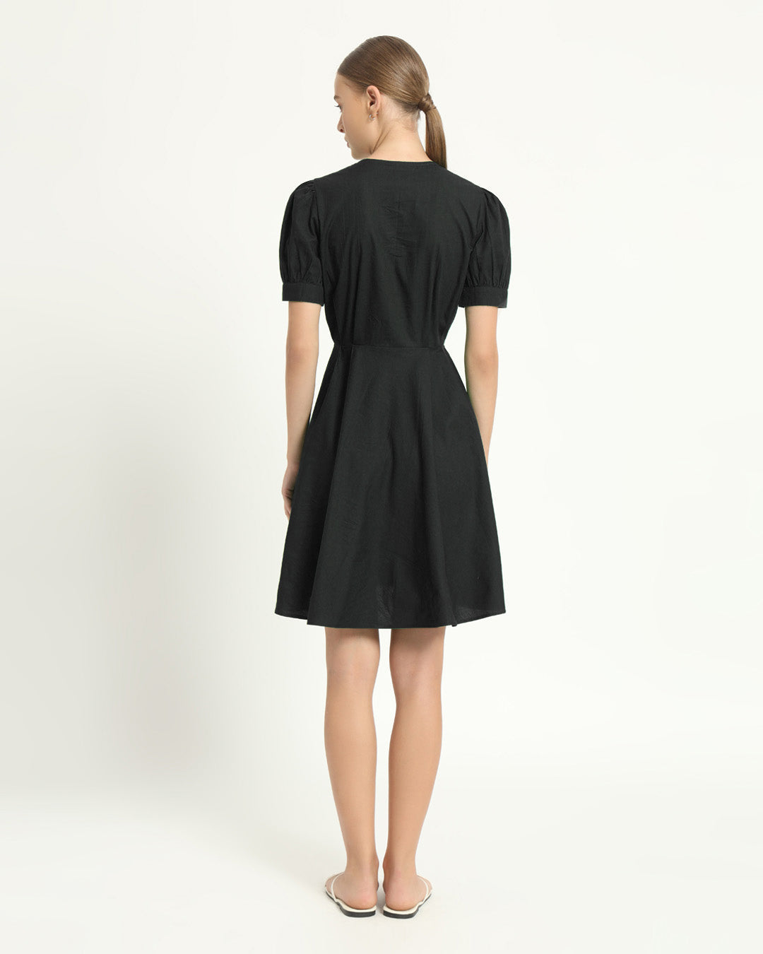 The Kittsee Noir Cotton Dress