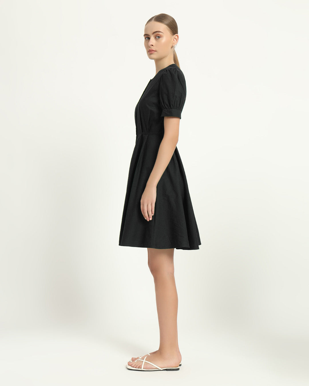 The Kittsee Noir Cotton Dress