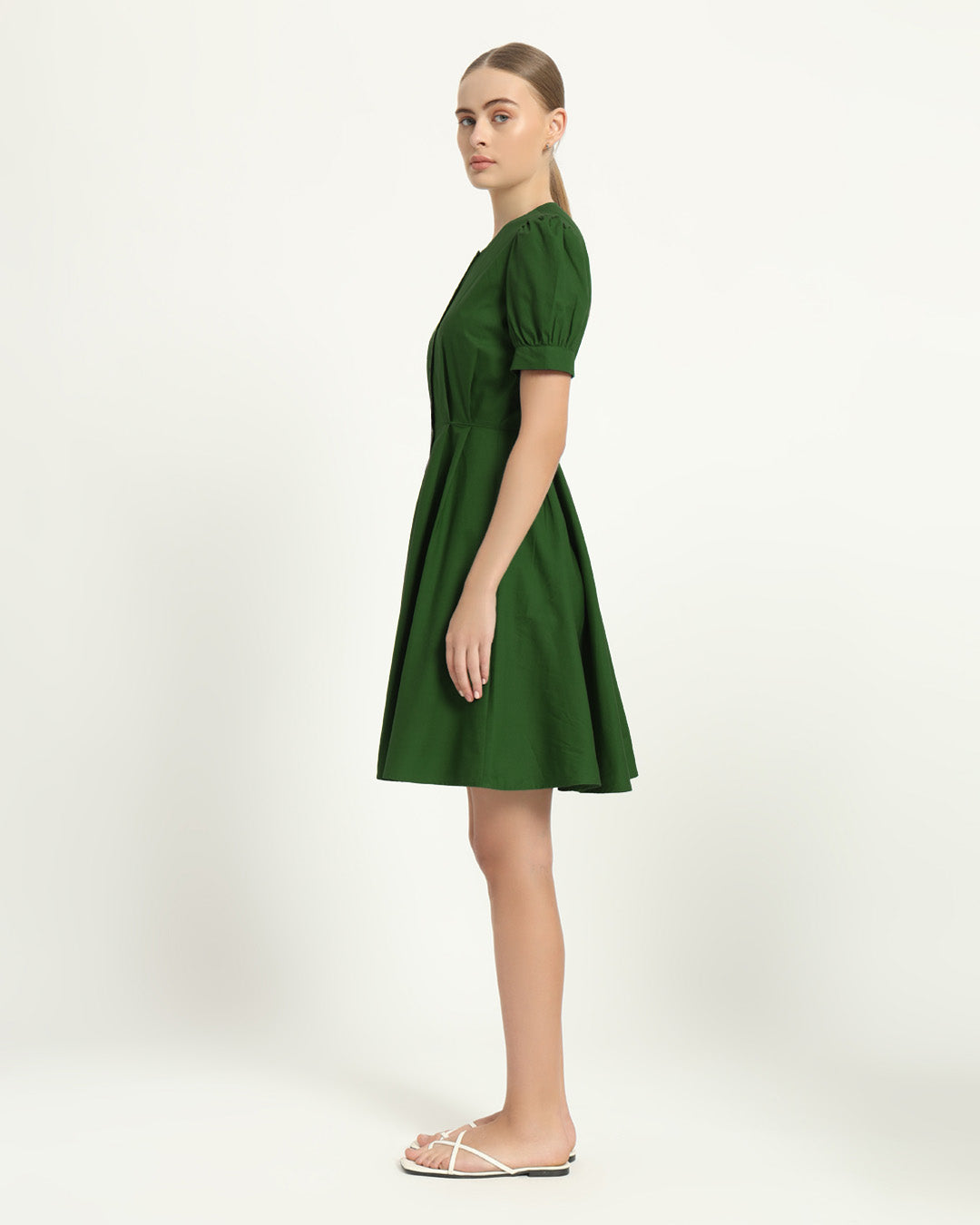 The Kittsee Emarld Cotton Dress