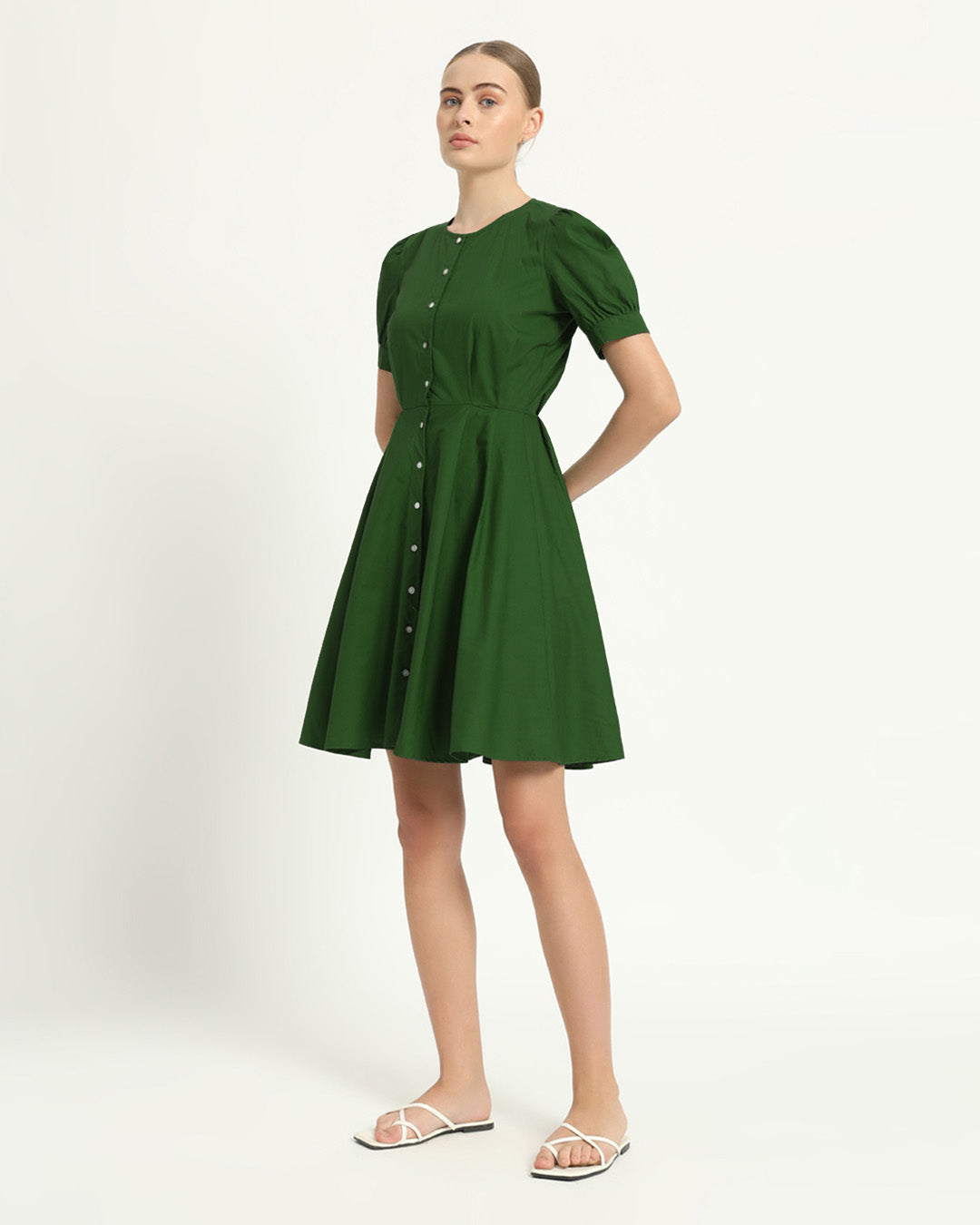 The Kittsee Emarld Cotton Dress