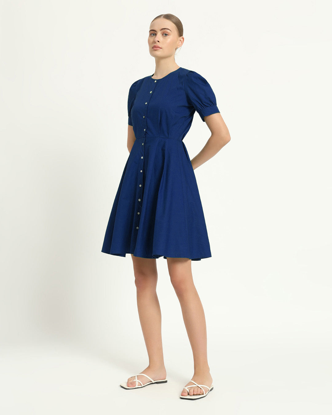 The Kittsee Cobalt Cotton Dress