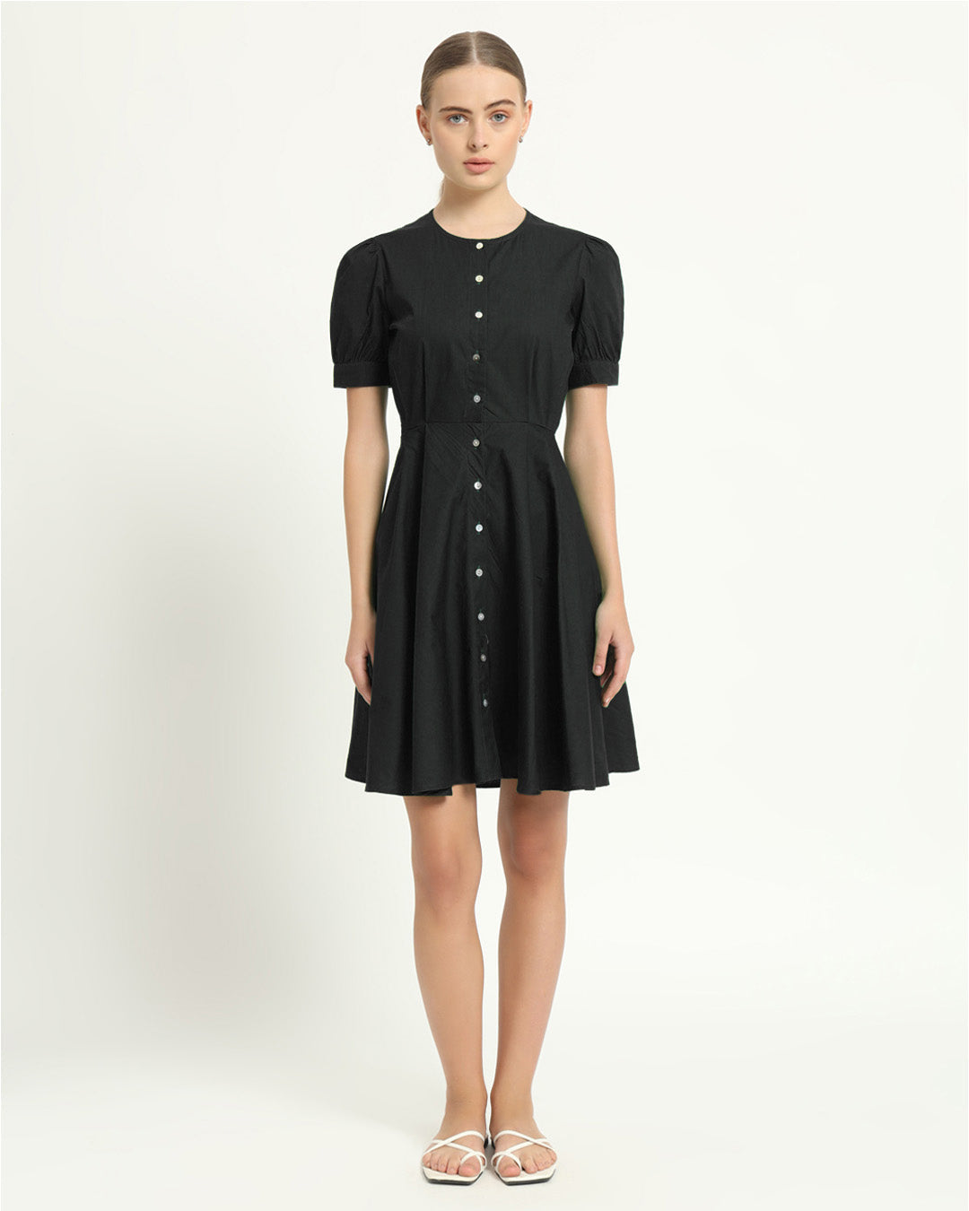 The Kittsee Noir Cotton Dress