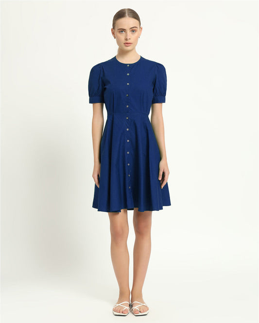 The Kittsee Cobalt Cotton Dress