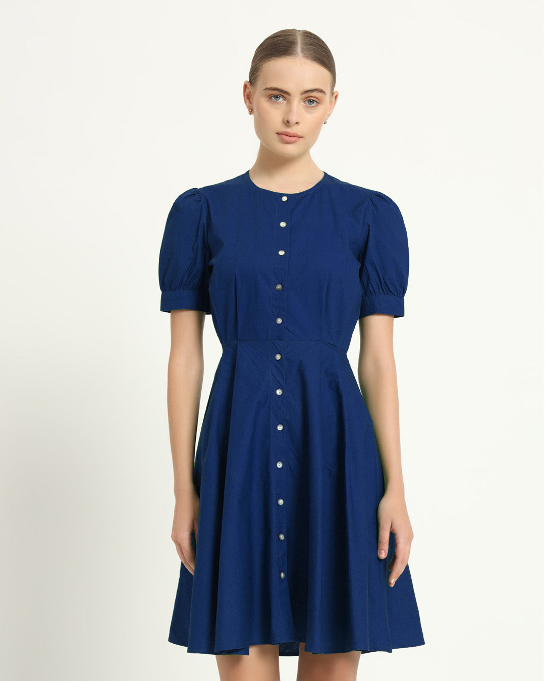 The Kittsee Cobalt Cotton Dress