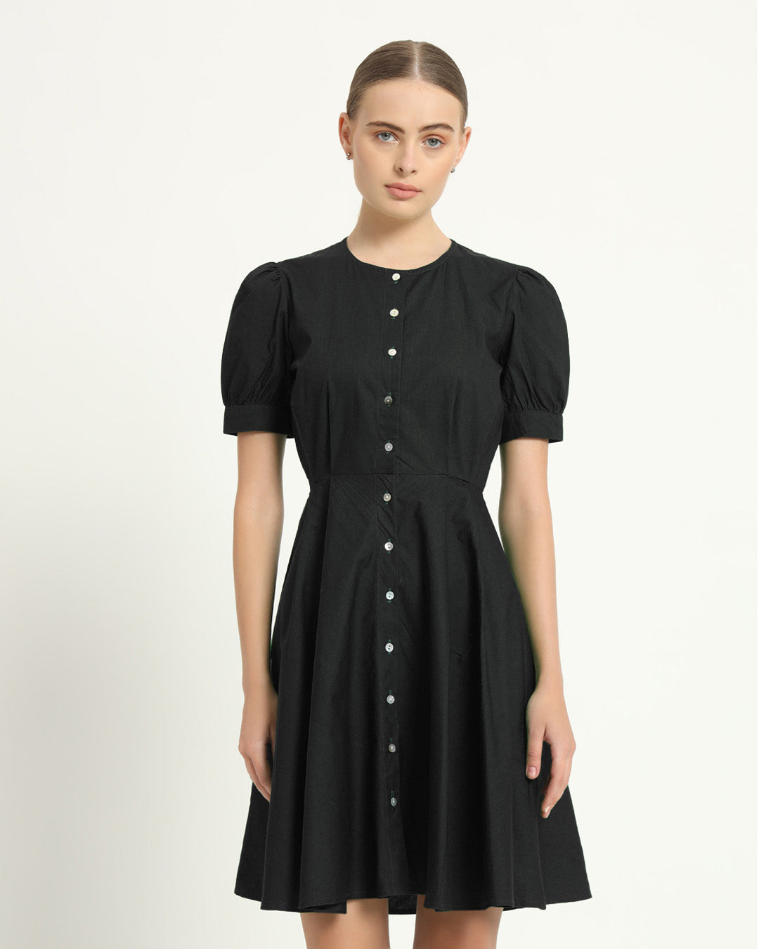 The Kittsee Noir Cotton Dress