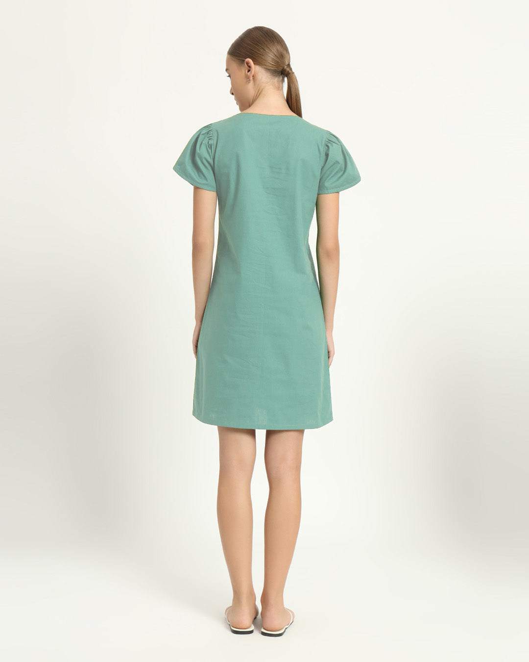 The Krensdorf Mint Cotton Dress