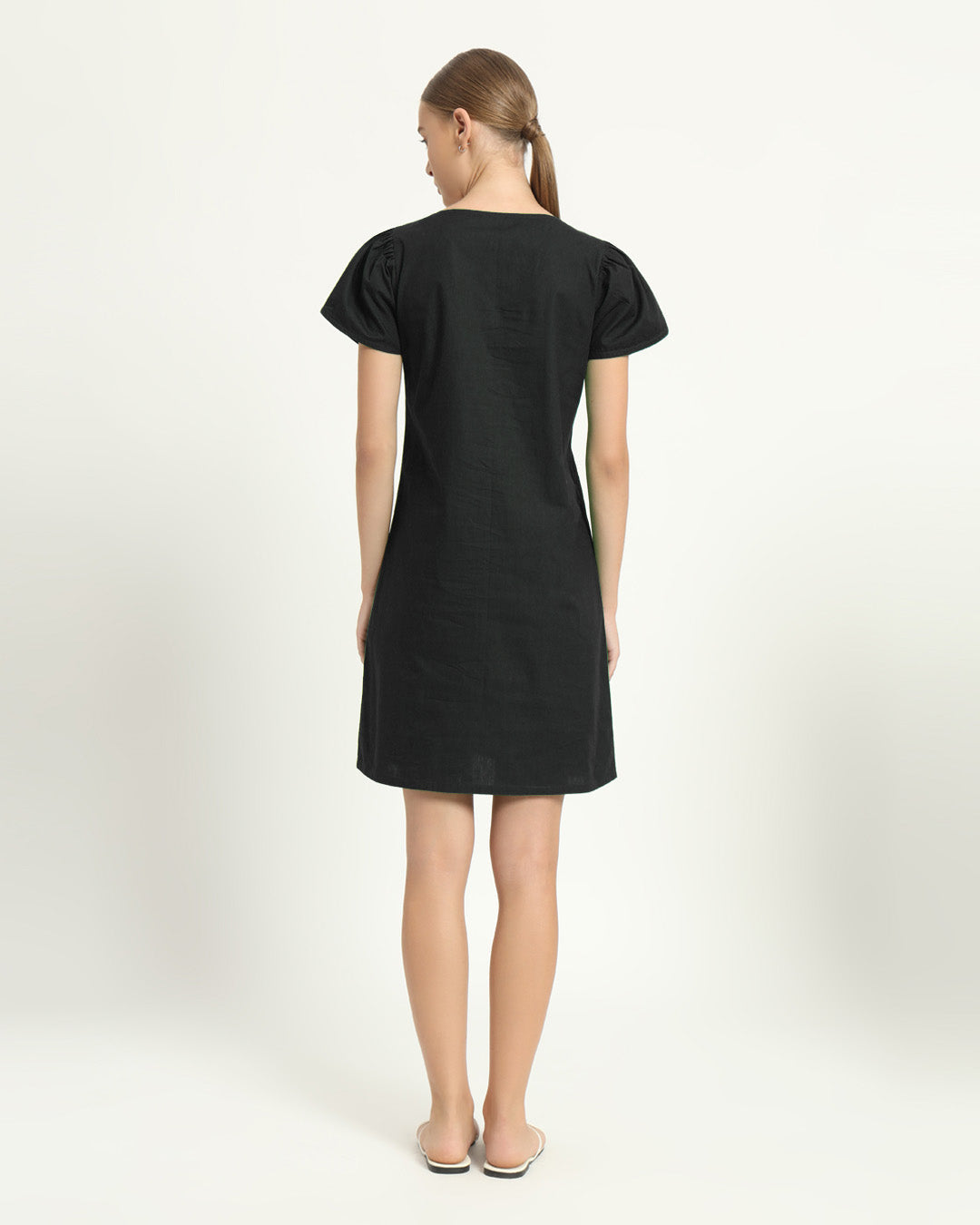 The Krensdorf Noir Cotton Dress