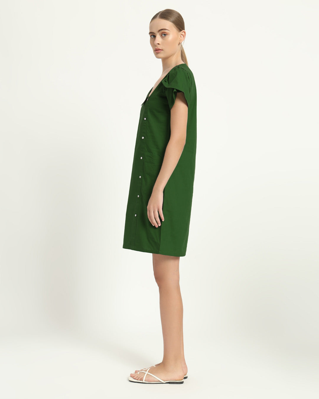 The Krensdorf Emarld Cotton Dress