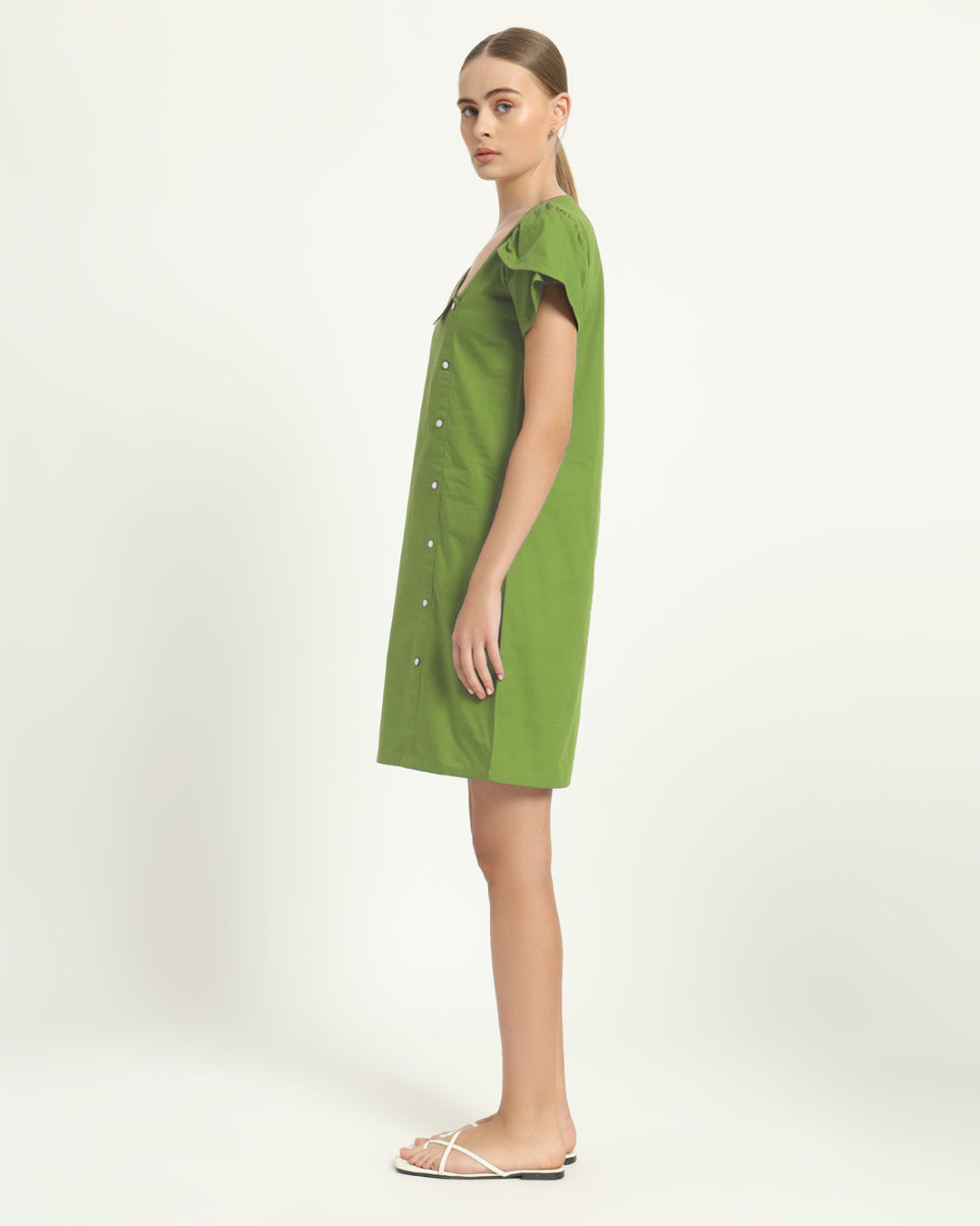 The Krensdorf Fern Cotton Dress