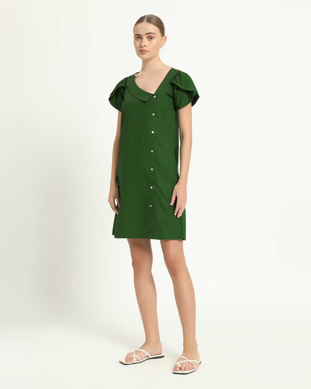 The Krensdorf Emarld Cotton Dress