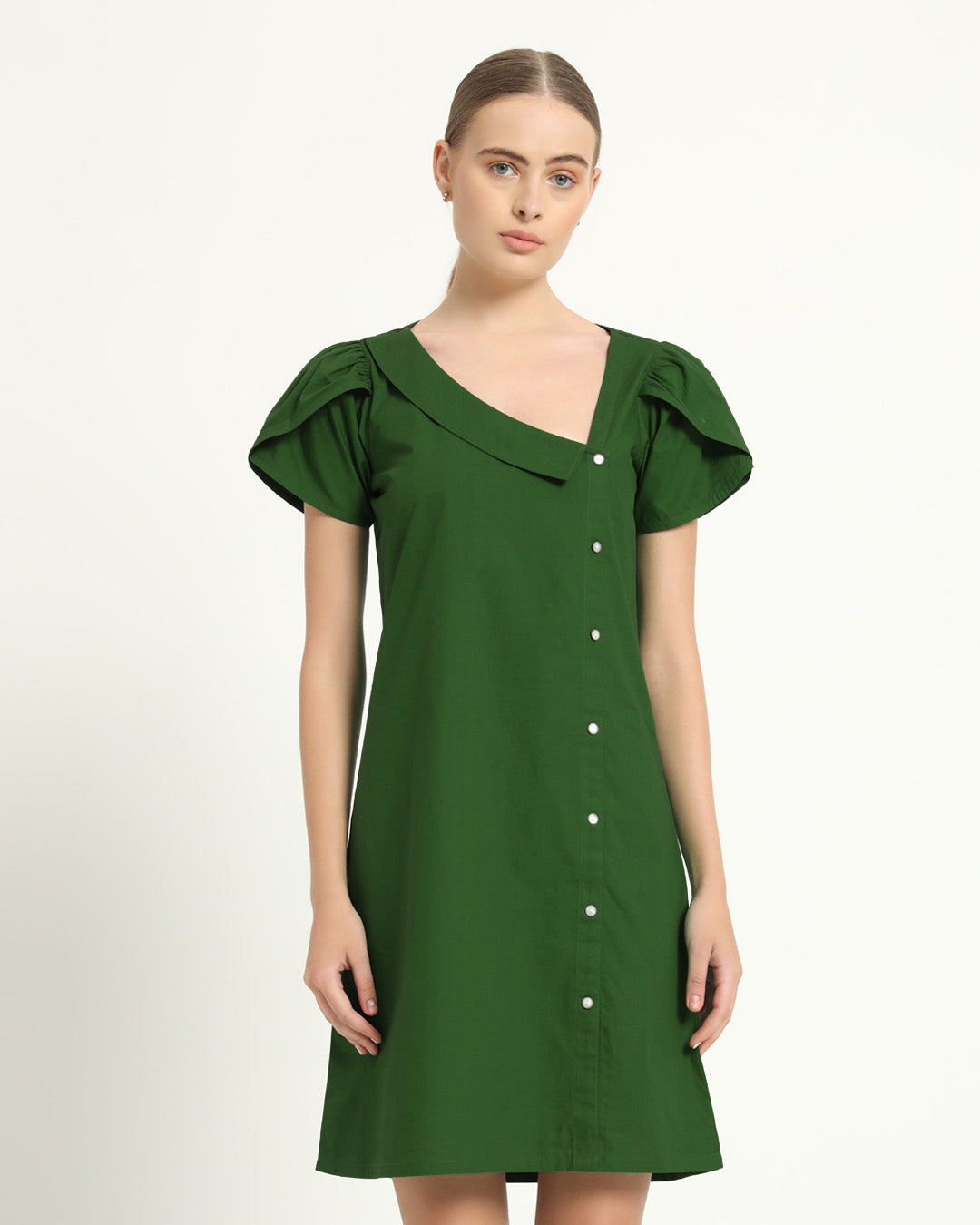 The Krensdorf Emarld Cotton Dress