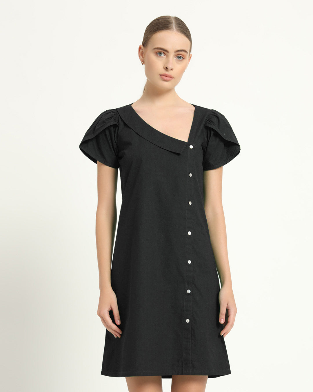 The Krensdorf Noir Cotton Dress