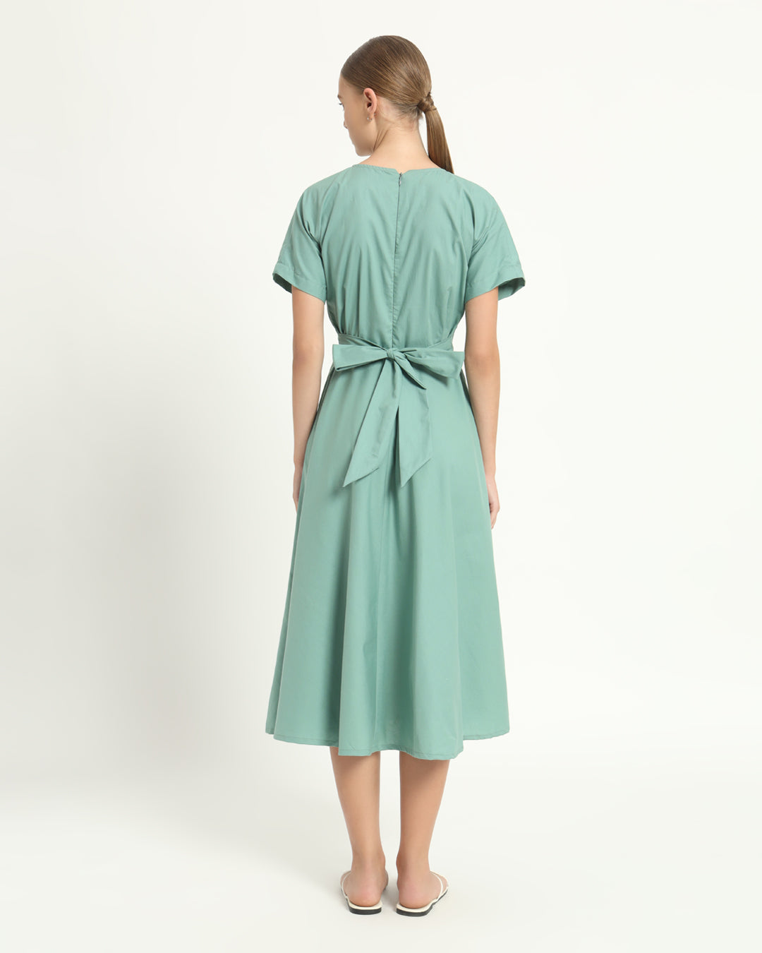 The Griffen Mint Cotton Dress