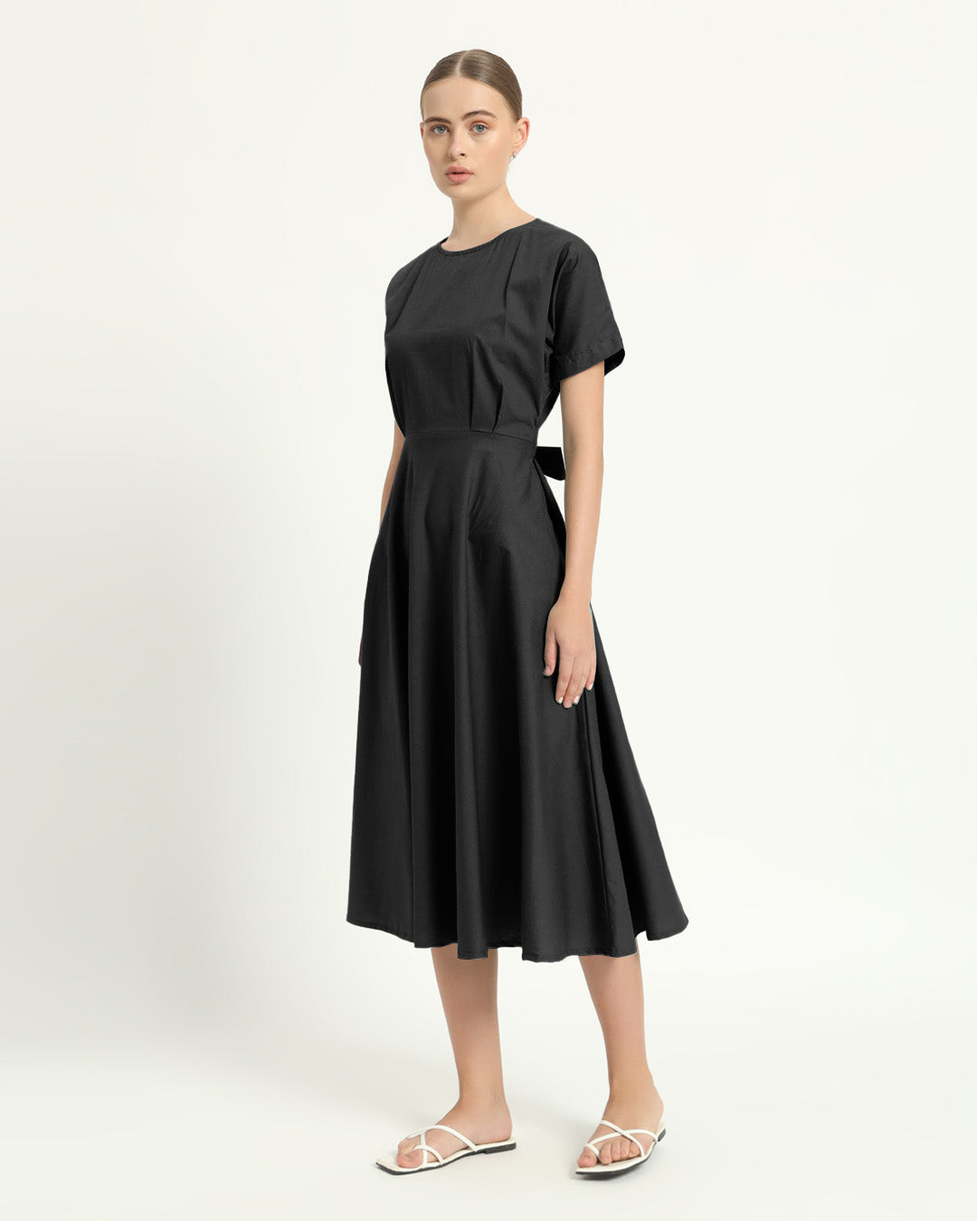 The Griffen Noir Cotton Dress