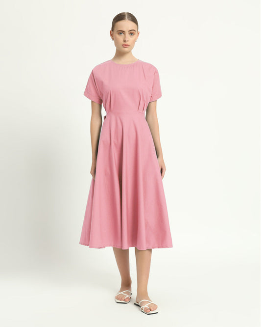 The Griffen Fondant Pink Cotton Dress