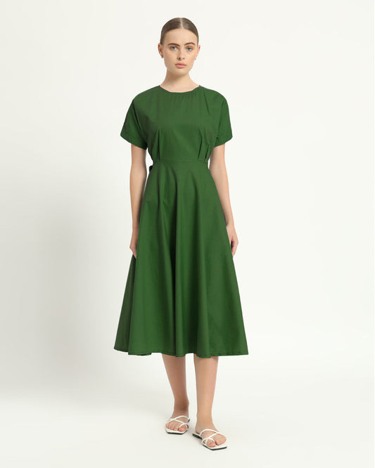 The Griffen Emerald Cotton Dress