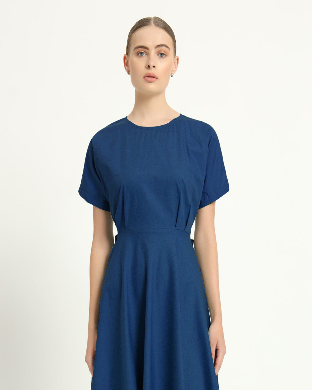 The Griffen Cobalt Cotton Dress