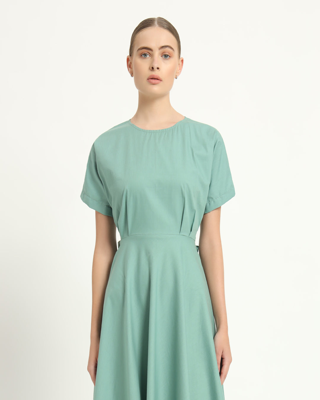 The Griffen Mint Cotton Dress