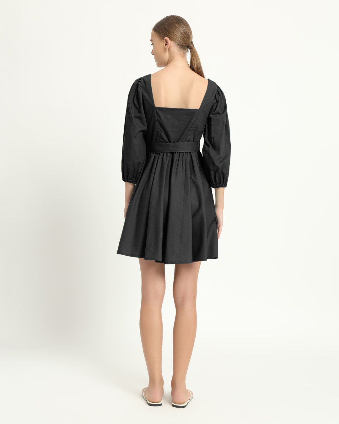 The Winklern Noir Cotton Dress