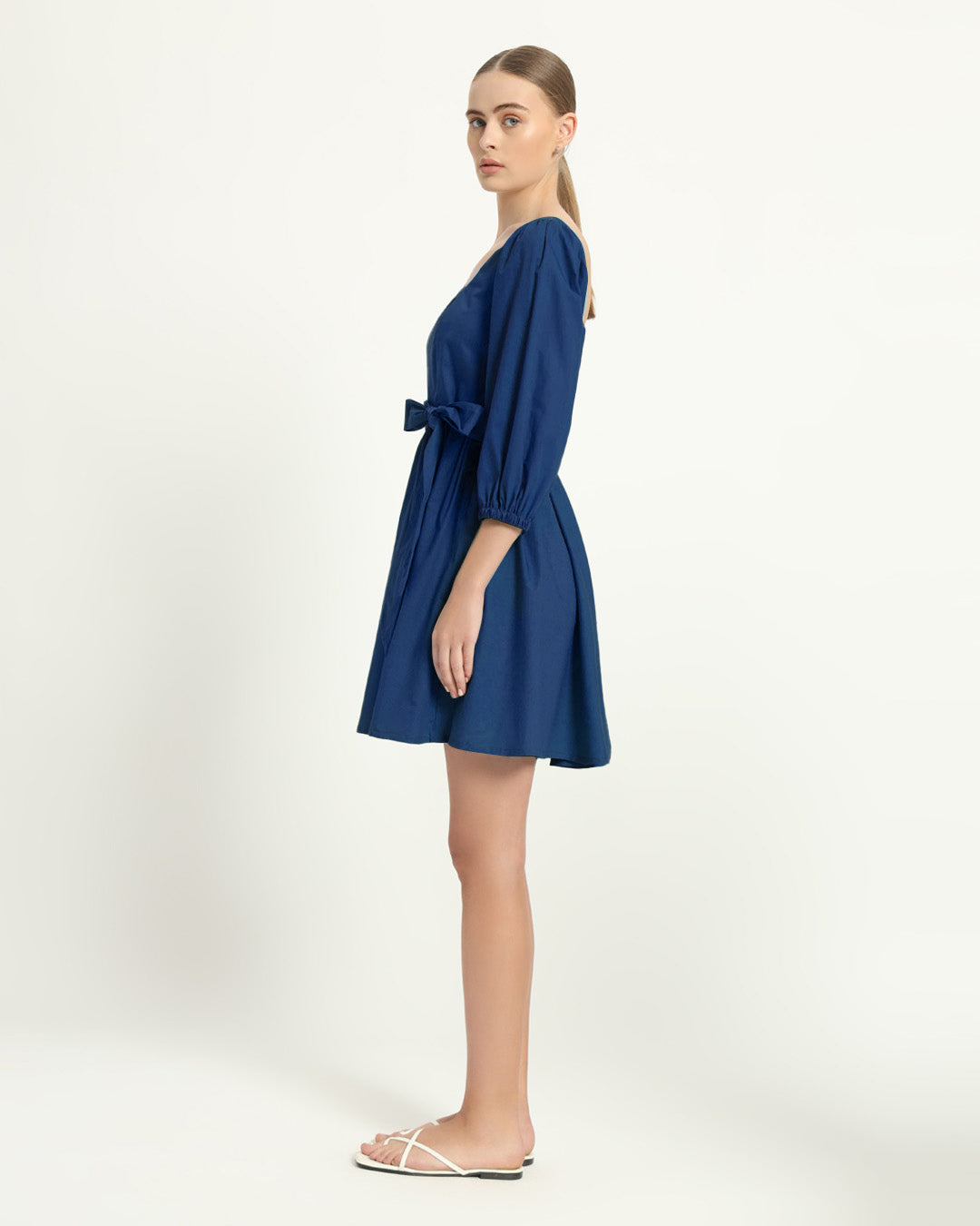 The Winklern Cobalt Cotton Dress