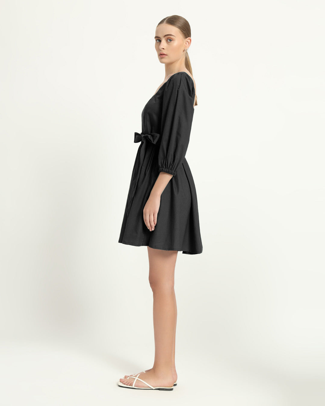 The Winklern Noir Cotton Dress