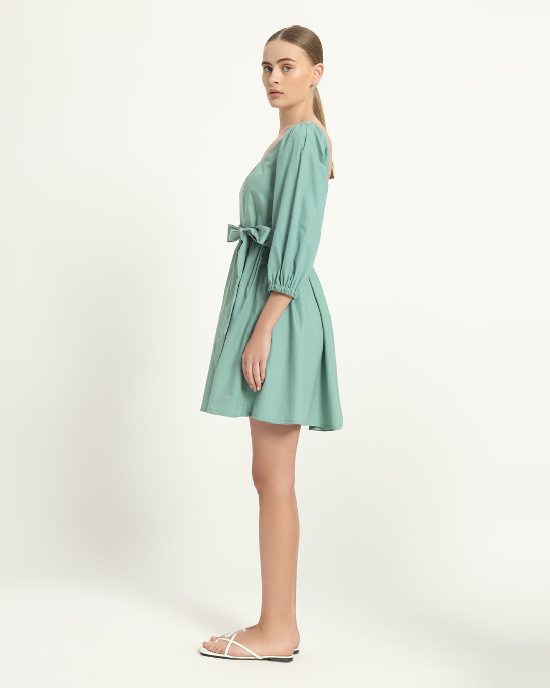 The Winklern Mint Cotton Dress