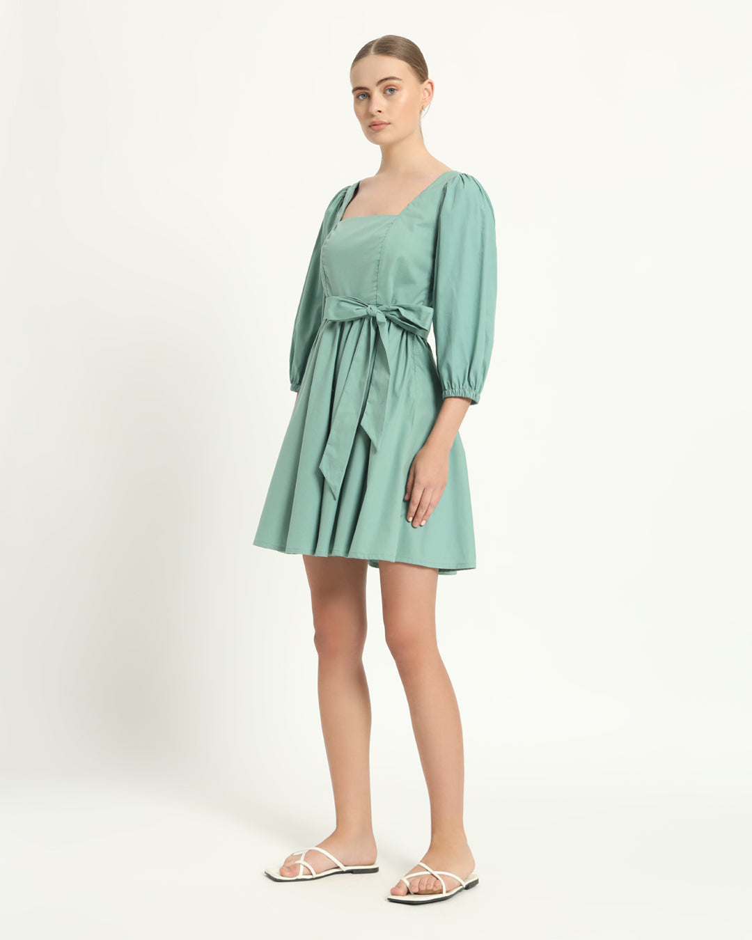 The Winklern Mint Cotton Dress