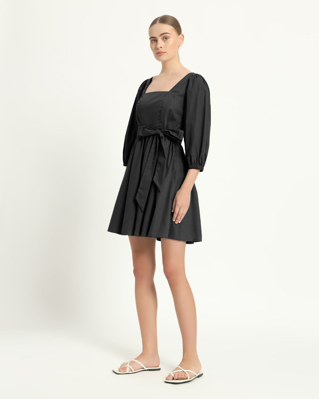 The Winklern Noir Cotton Dress