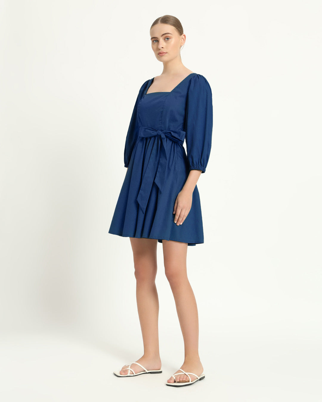 The Winklern Cobalt Cotton Dress