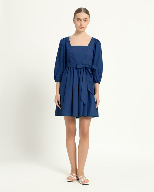 The Winklern Cobalt Cotton Dress