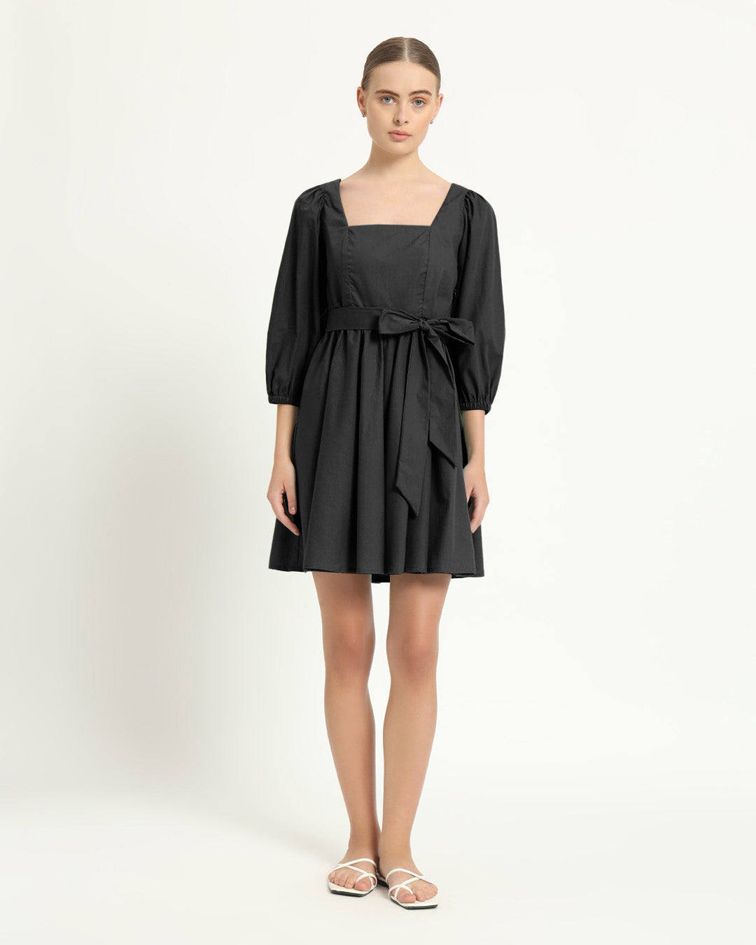 The Winklern Noir Cotton Dress