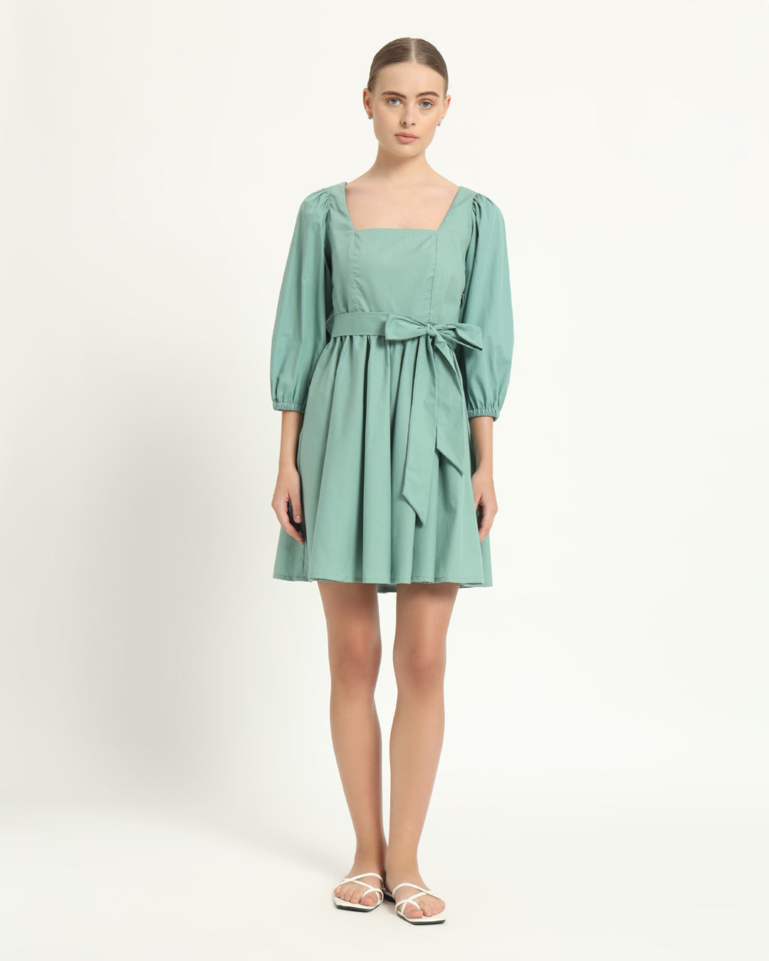 The Winklern Mint Cotton Dress