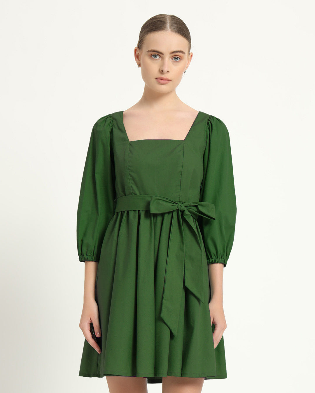 The Winklern Emerald Cotton Dress