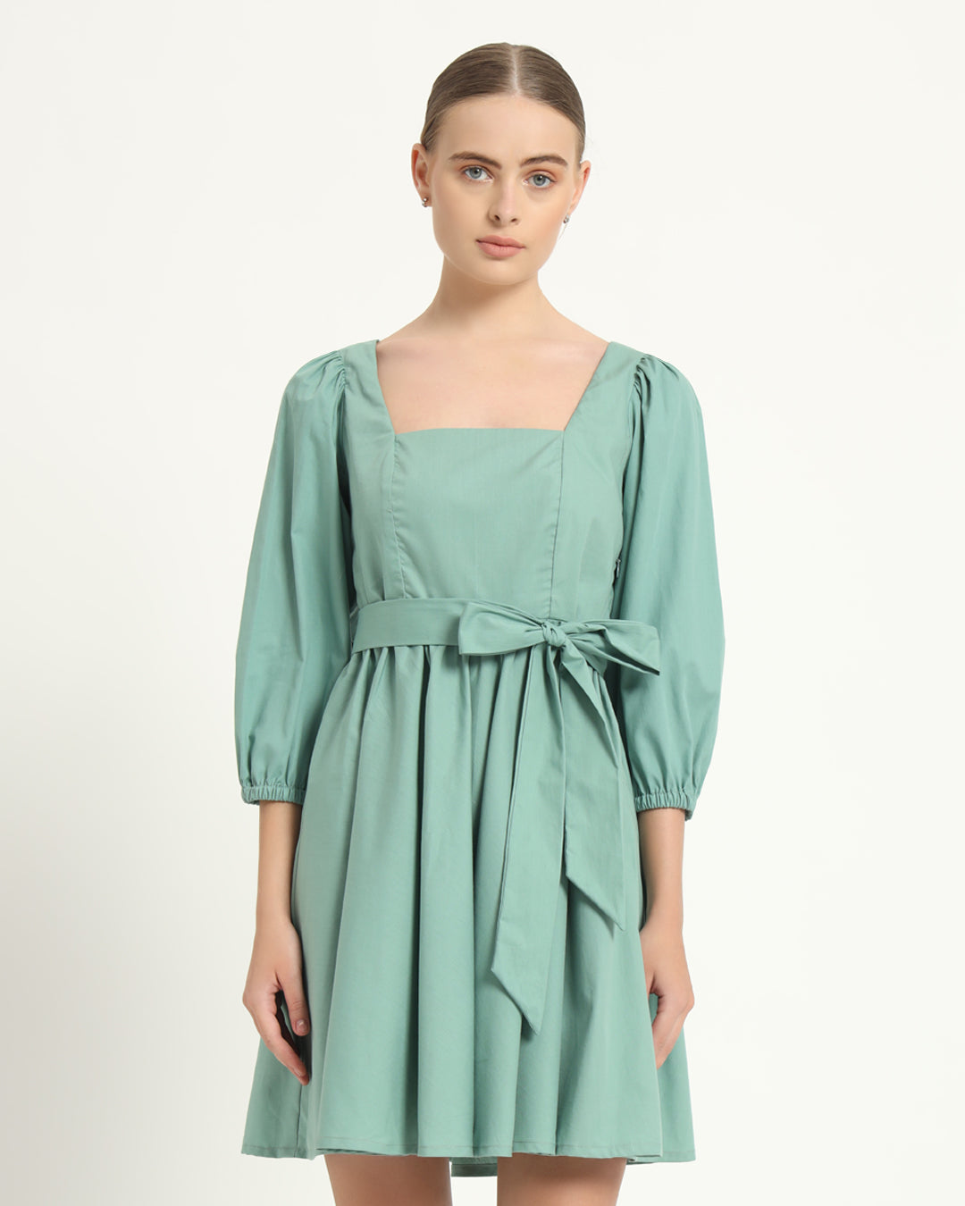 The Winklern Mint Cotton Dress