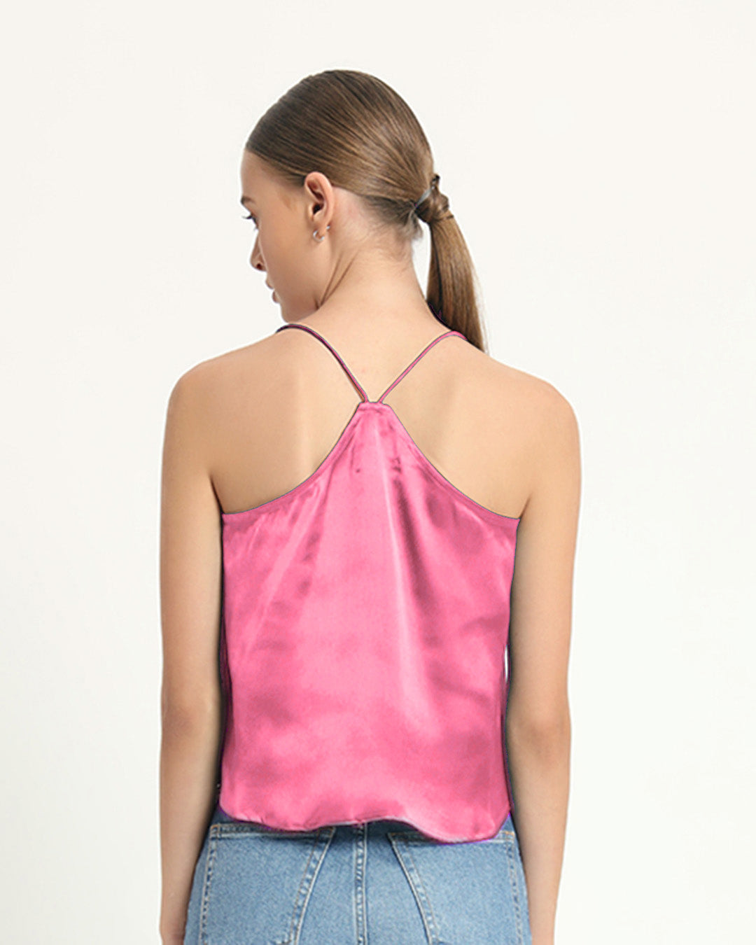 Satin Chic French Rose Camisole