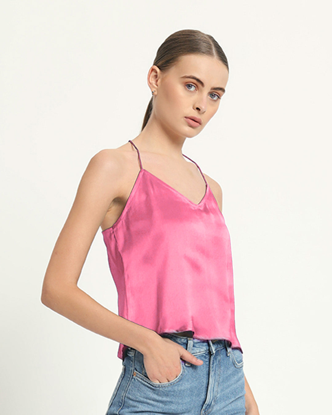 Satin Chic French Rose Camisole