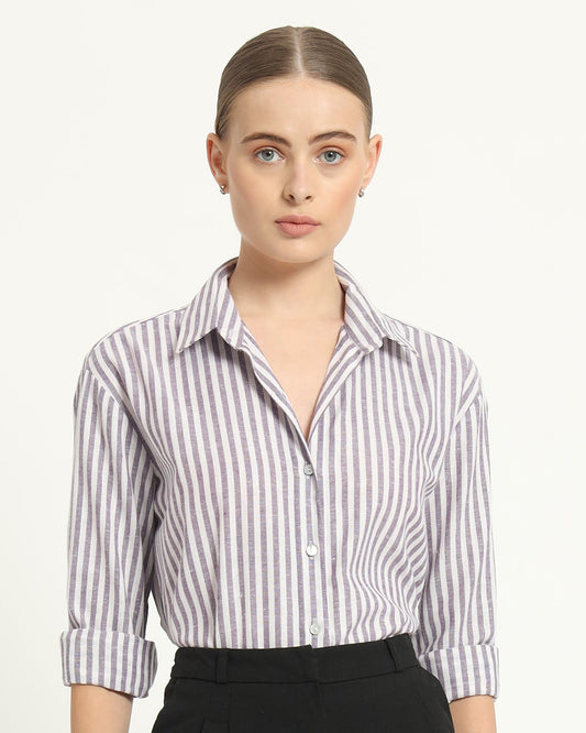 Mauve Mirage Stripe Formal Shirt